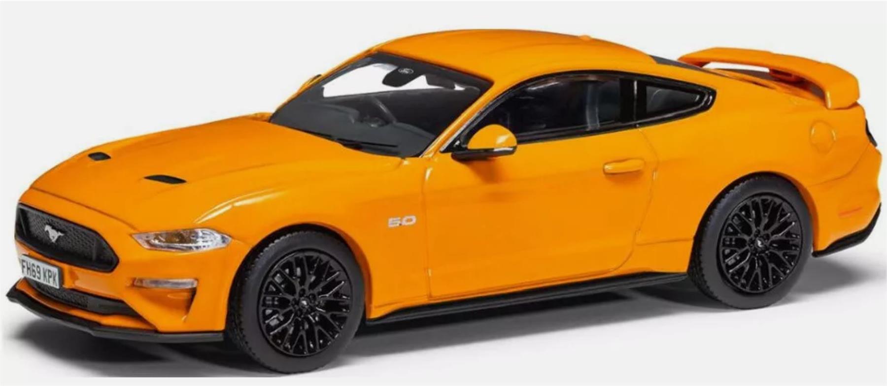 Corgi VA15502 1/43 Scale 2019 Ford Mustang MK6 MACH 1 GT FASTBACK ORANGE FURY