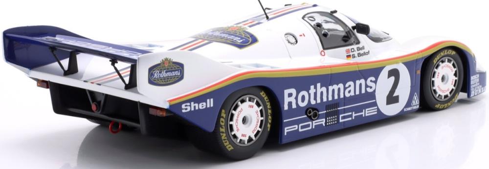 Werk83 IXO 1:18th Scale Porsche 956K #2 Winner 1000km Sandown Park Sportscar Worldchampion 1984 Bellof/Bell