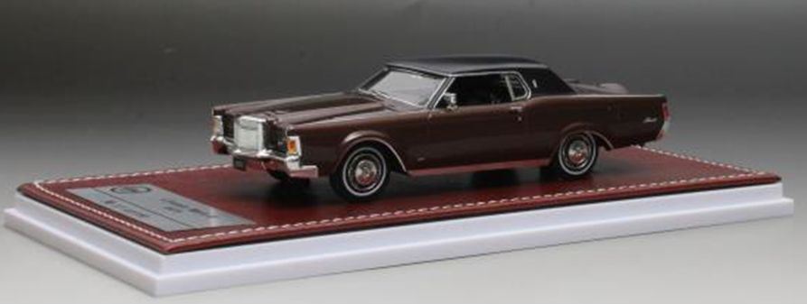 GIM 1:43 Scale Lincoln Continental Mk III 1971 Brown Metallic