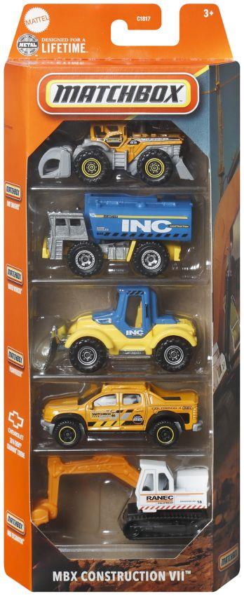 Mattel  Scale Matchbox Basics 5 Pack Assortment