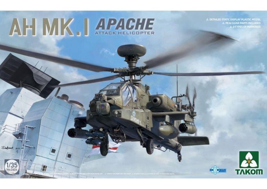 Takom 2604  1/35 Scale British AH MK 1 Apache Attack Helicopter