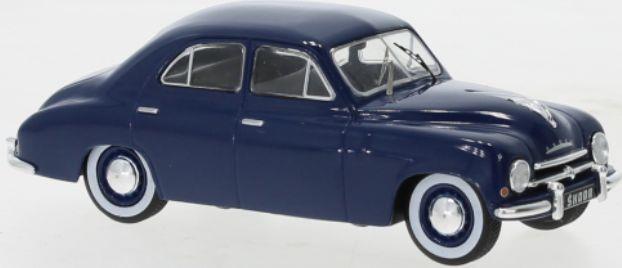 IXO 1:43 Scale Skoda 1200 Blue 1952