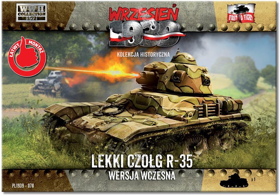 First to fight kits 1:72 Scale Lekki Czolg (Renault) R-35