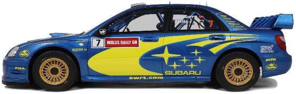 Otto Mobile Club 1:12th Scale Subaru Impreza (S9) WRC Blue P. Solberg Wales Rallye 2003