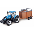 Burago 10 CM Scale New Holland T7.315 Tractor + Livestock For