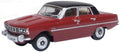 Oxford Diecast 1:76th Scale Rover P6 Brigade Red