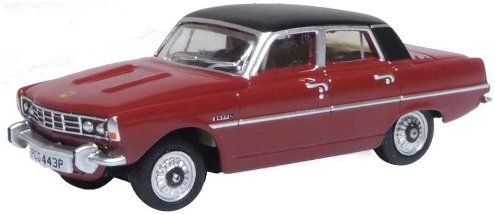 Oxford Diecast 1:76th Scale Rover P6 Brigade Red