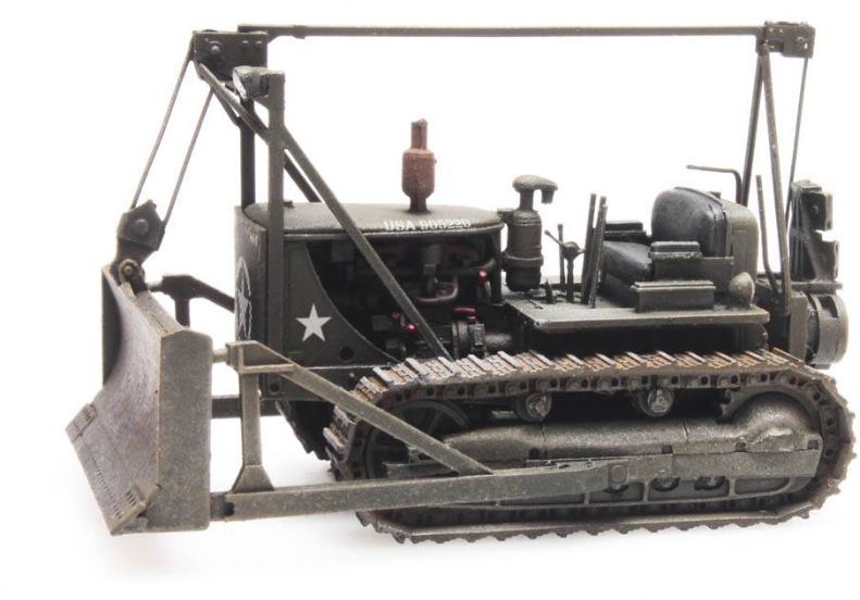 Artitec H0 Scale US Planierraupe D7 1:87 Ready-Made, Painted
