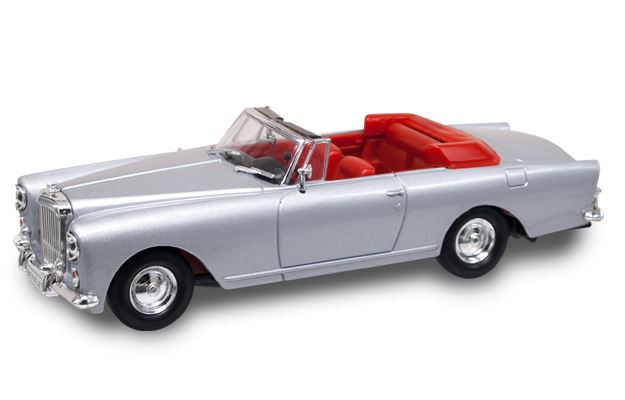 Road Signature 1:43 Scale Bentley S2 Conv 1961 - Silver