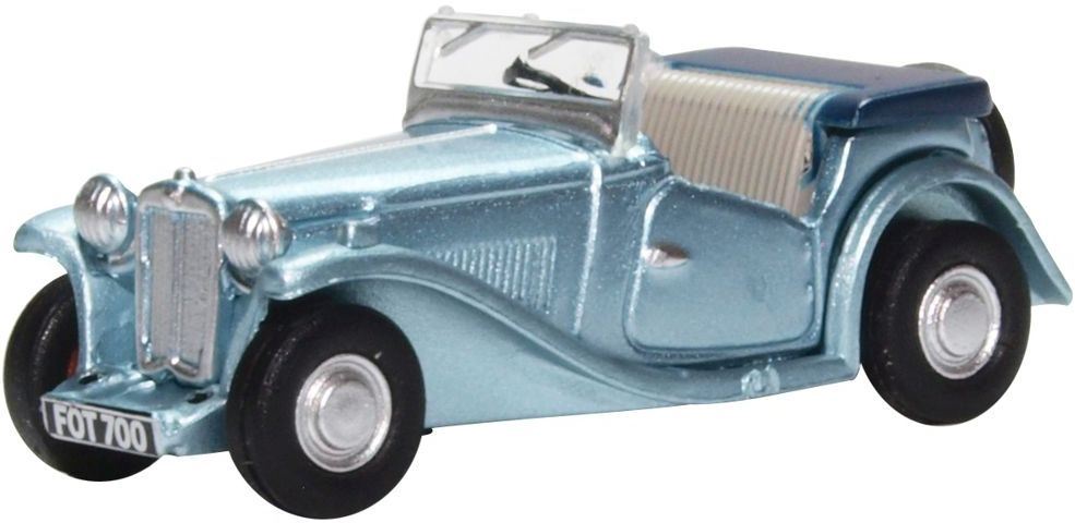 Oxford Diecast 1:76 Scale MGTC Powder Blue