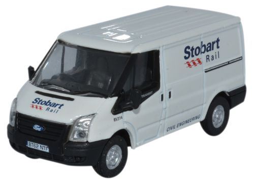 Oxford Diecast 1:76 Scale Ford Transit Mk5 SWB Low Roof Stobart Rail