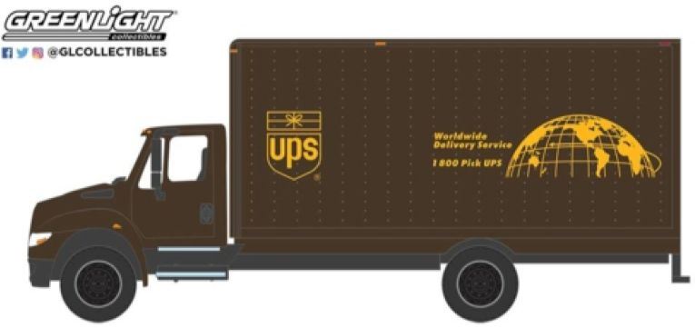 Greenlight 1:64 Scale International Durastar Box Van UPS 2013 H.D. Trucks Series 24 2013