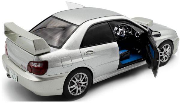 Solido 1:18th Scale Subaru Impreza WRX STI Premium Silver Effect 2003