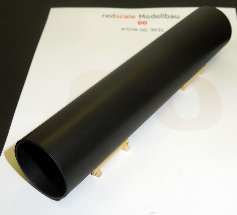 Red-Scale Modellbau 1:76(OO) Scale Steel Pipe 5" x 1" - Black