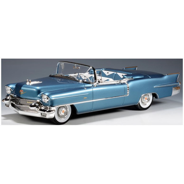 GLM 1:18 Scale Cadillac Eldorado Biarritz Open Roof Blue Bahama 1956