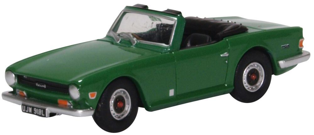 Oxford Diecast 1:76 Scale Triumph TR6 Emerald Green