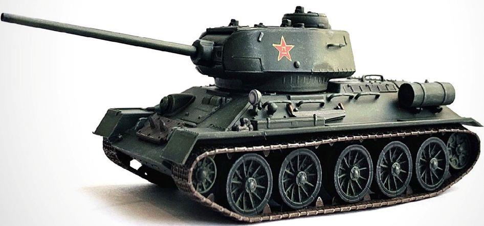 Dragon 1:72 Scale Chinese PLA T-34/85