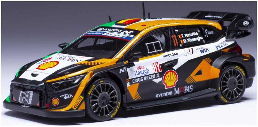 IXO 1:43 Scale Hyundai i20 N #11 WRC1 Rally Croatia 2023 T.Neuville/M.Wydaeghe