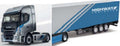 Burago 1:43 Scale Iveco S-WAY 570 w/Container Trailer