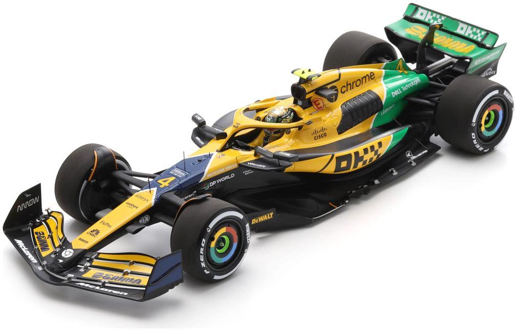 Spark  1:18th Scale McLaren F1 Team MCL38 #4 4th Monaco GP 2024 Lando Norris