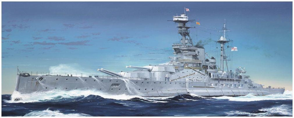 Trumpeter 1:350th Scale HMS Royal Oak Battleship British Royal Navy