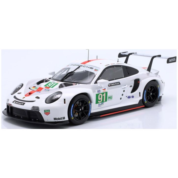 IXO 1:18 Scale Porsche 911 RSR #91 Winner LMGTE Pro 24h Le Mans 2022 Porsche GT Bruni/Lietz/Makowi