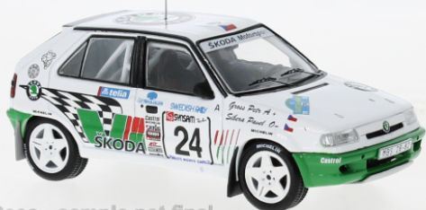 IXO 1:43 Scale Skoda Felicia Kit Car #24 Rallye WM Rally Sweden 1995 Sibera/Gross