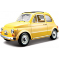 Burago 1:24 Scale Fiat 500F 1965 - Yellow