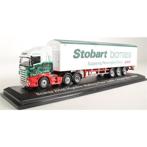 Atlas Editions 1:76 Scale Scania R440 Highline - Walking Floor Trailer - Stobart Biomass