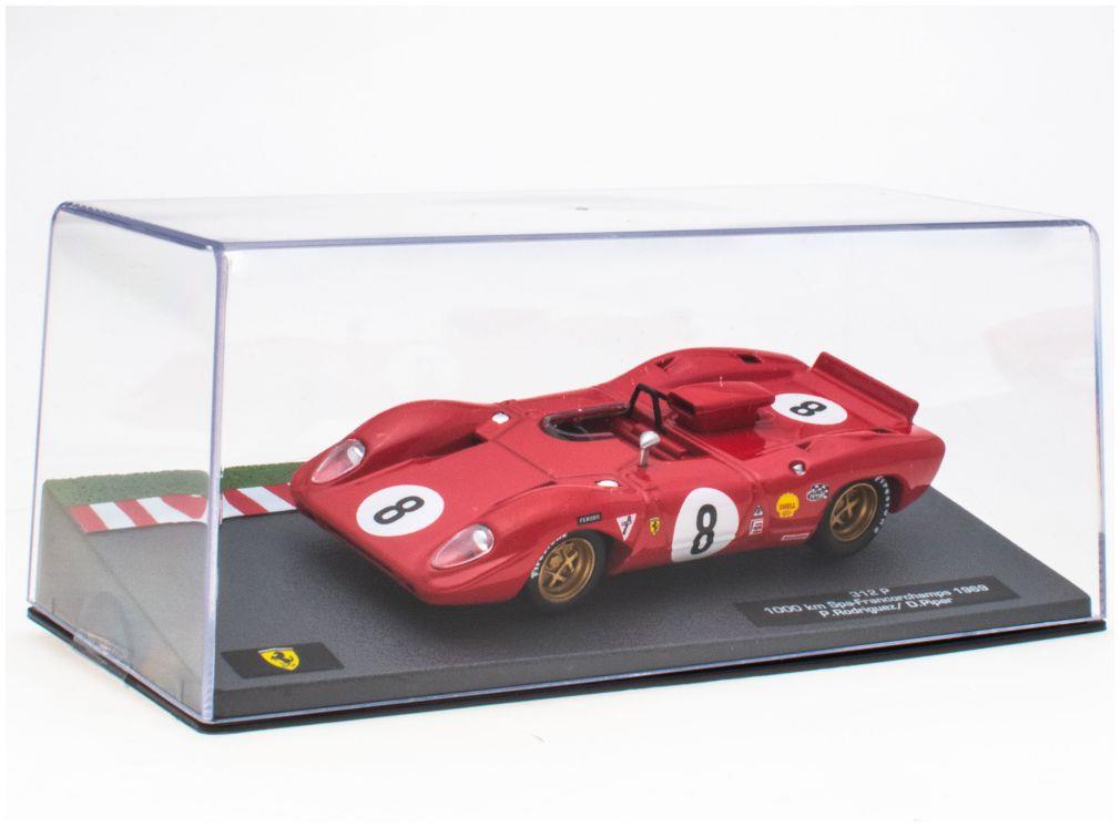Atlas Editions 1:43 Scale Ferrari 312 P - 1000 km Spa-Franc no.8 Cased - Ferrari Racing Collection