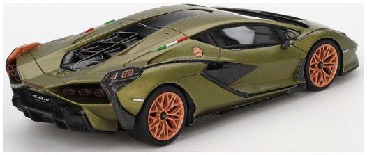 Truescale 1:43 Scale Lamborghini Sian FKP 37 Verde Gea Matt