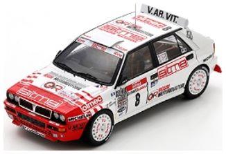 Spark 1:43rd Scale Lancia Delta HF Integrale EVO #8 8th Tour de Corse Rally de France 1992 Liatti/Tedes