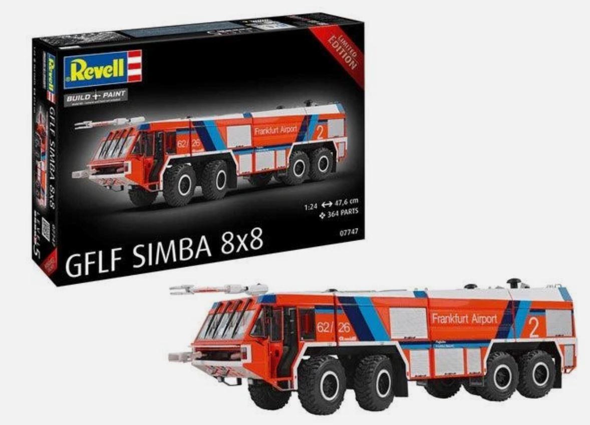 Revell 07747 1/25 Scale GFLF Simba 8X8 Frankfurt Airport