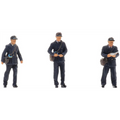 Artitec 1:87 Scale Conductors on Train 1950-70s (3x) (NS) Ready-Made Figures