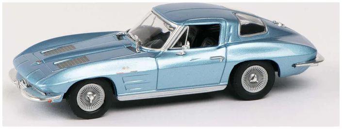 Atlas Editions 1:43 Scale Chevrolet Corvette Sting Ray Coupe C2 - Blue - American Car Collection