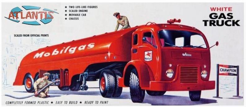 Atlantis kits 1:48 Scale Vintage Gas Truck Sinclair/US Army