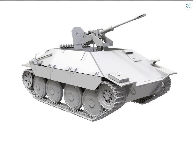 Custom Scale 16.02  VK35004 1/35 Scale German Bergehetzer with 3cmFlak 38