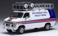 IXO 1:43 Scale Chevrolet G-Series Van Rothmans Opel Rally 1983 Assistance w/Roof Rack/Wheels
