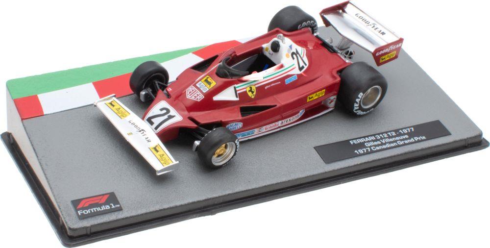 Atlas Editions 1:43 Scale Ferrari 312 T2 - Gilles Villeneuve 1977 Canadian Grand Prix - F1 Collection