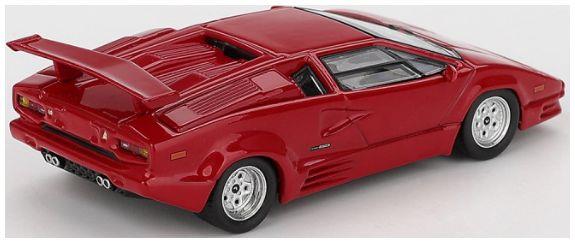 MiniGT 1:64th Scale Lamborghini Countach 25th Anniversary Red (LHD) Blister Packaging