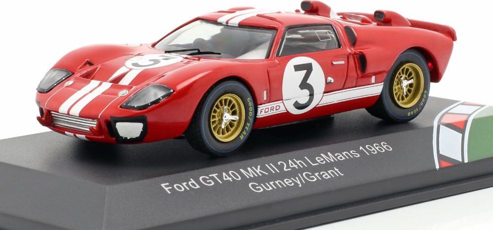 IXO/CMR 1:43 Scale Ford GT40 MK II #3 24h Le Mans 1966 Gurney Grant