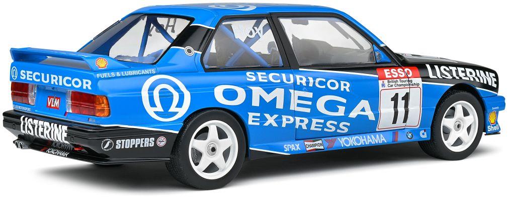 Solido 1:18 Scale BMW E30 M3 Blue BTCC 1991