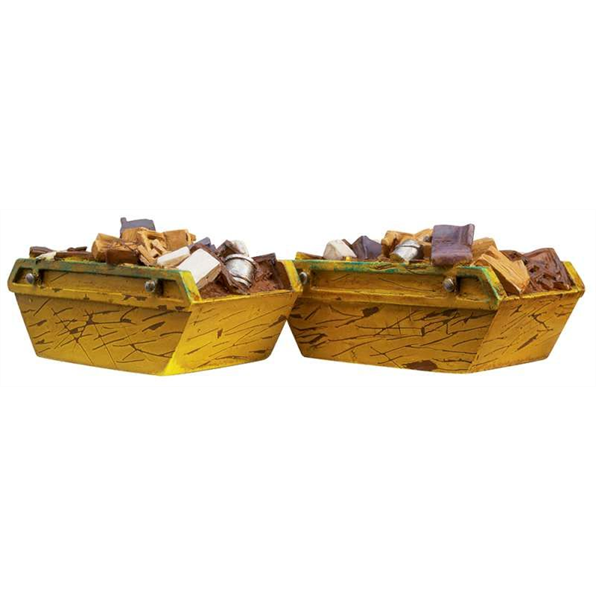 Hornby 1:76 Scale Refuse Skips x2