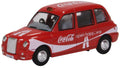 Oxford Diecast 1:76 Scale TX4 Taxi Coca Cola