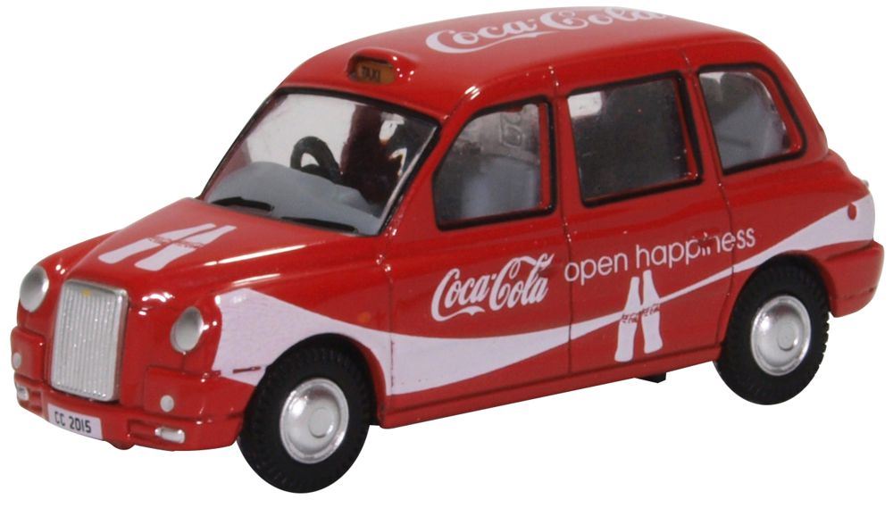 Oxford Diecast 1:76 Scale TX4 Taxi Coca Cola