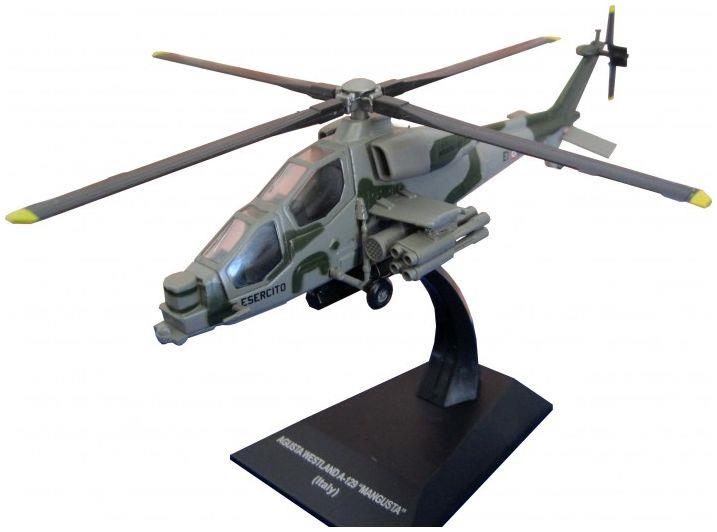 Atlas Editions 1:72 Scale Agusta A129 Mangusta Italy 1:72 Helicopter Collection (Some assembly)