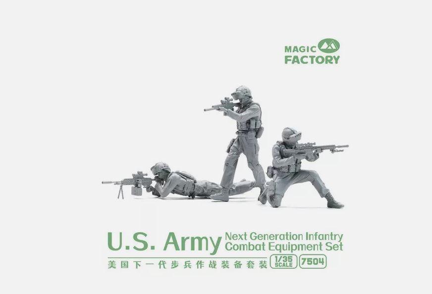Magic Factory 7504 1/35 Scale US Army Next Generation Infantry Equipment Set Plastic Model