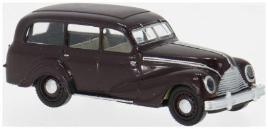 Brekina  1:87th Scale EMW 340 Kombi Dark Red 1950