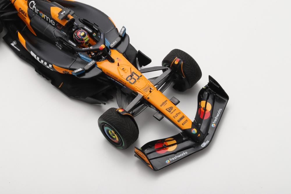 Spark 1:43rd Scale McLaren MCL39 #81 F1 Team Winner Belgian GP 2025 Oscar Piastri (w/Rain Tyres)