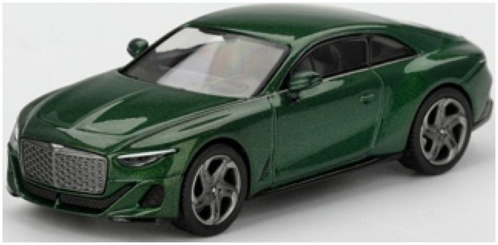 MIniGT  1:64th Scale Bentley Batur Scarab Green (LHD) Blister Packaging